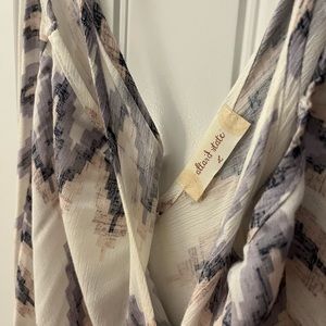 Altered state asymmetrical long dress